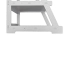 GAOMON 4-tier Plant Stands Ladder Style Waterproof Corner Plant Shelf White