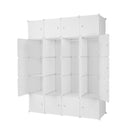 GAOMON 5-layers 20-grids Modular Closet Cabinet Storage  Shelves Cube Organizer White