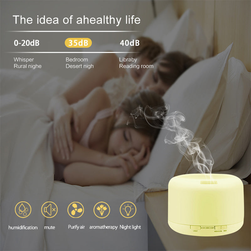 ZOKOP RGB Aroma Diffuser Color Cycling Aromatherapy Essential Oil Dispenser