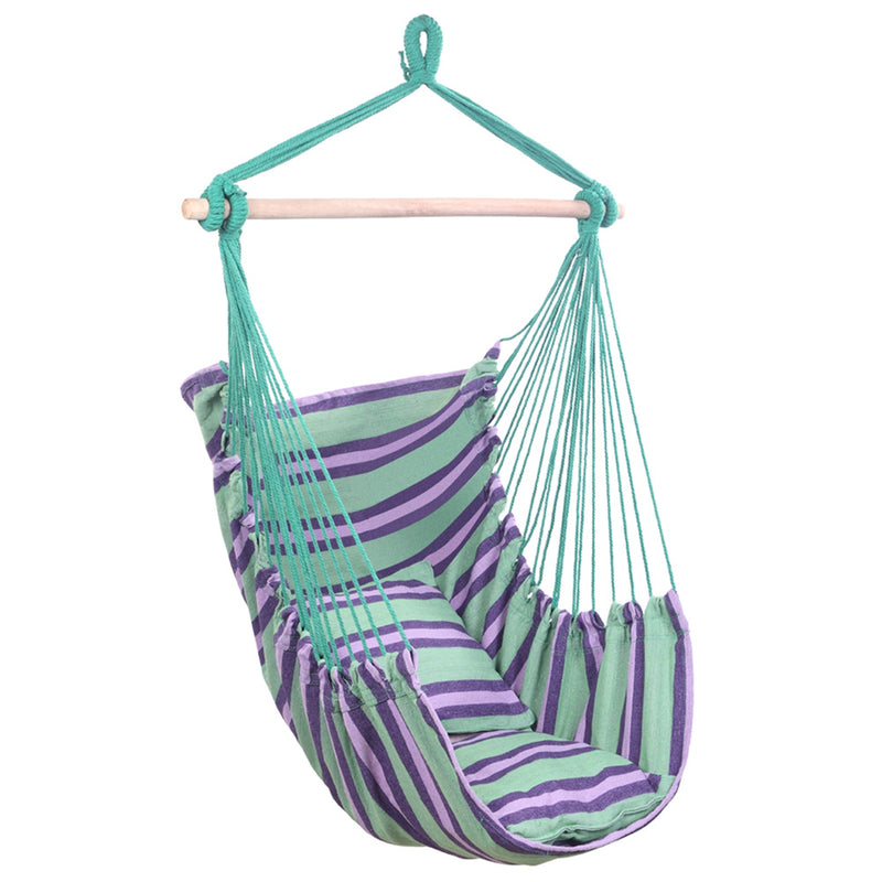 THBOXES Hanging Rope Chair Wear-Resistant Excellent Bearing Capacity Cotton Canvas Chair