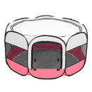 GAOMON Pet Playpen 36 Inch Portable Foldable Fence Pink