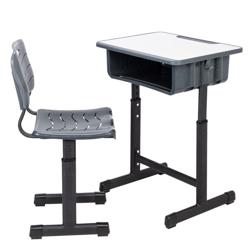 AMYOVE Student Desk Chair Set Surface Ergonomic Children Sturdy Table