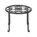 GAOMON 4pcs Round Ironwork Plant Stand Corner Plant Shelf Racks