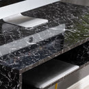 GAOMON Home Office Computer Desk with Open Compartments Study Writing Table