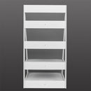 GAOMON 4-tier Plant Stands Ladder Style Waterproof Corner Plant Shelf White