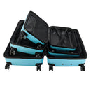 GAOMON 3pcs 3-in-1 Large Capacity Traveling Storage Suitcase Blue