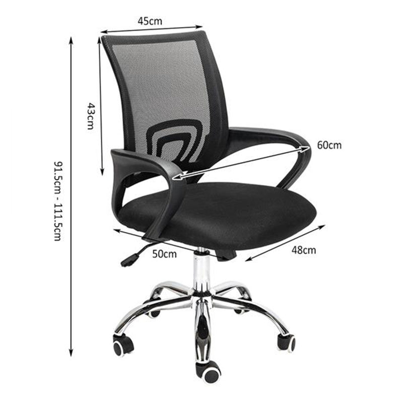 ALICIAN Home Office Chair Ergonomic Desk Chair Mesh Computer Chair Black