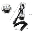 ZOKOP Manual Juicer Fruit Mixers Juice Extractor Black