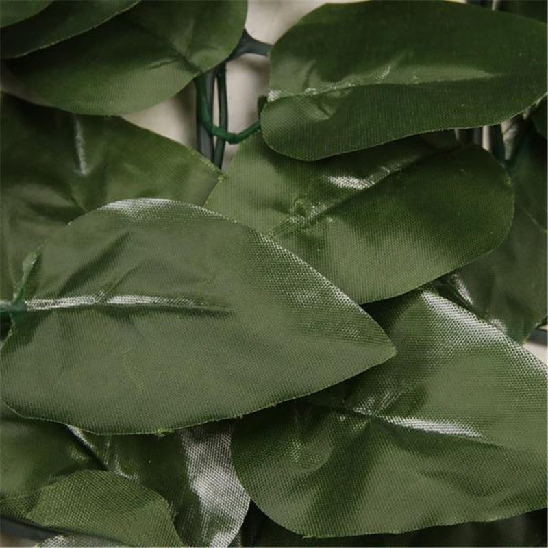 RONSHIN Artificial Fake Leaf Foliage Privacy Fence Screen Garden Panel Outdoor Hedge