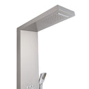 GAOMON 1.5m Shower Screen Five Water Outlet Modes Stainless Steel Silver