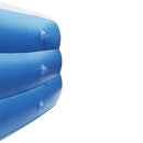 GAOMON 120*72*22in Inflatable Swimming Pool Wall 3 Layers Cuboid Pool Blue