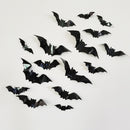 GAOMON 80PCS Halloween Bat Print Wall  Stickers Household Room Decoration