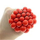 GAOMON Soft Rubber Grape Ball Funny Relief Soothing Fidgets Toy Vent Toy Orange