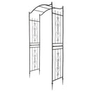 GAOMON Iron Arch Rust-Resistant Plant Climbing Frame with Bridge Roof