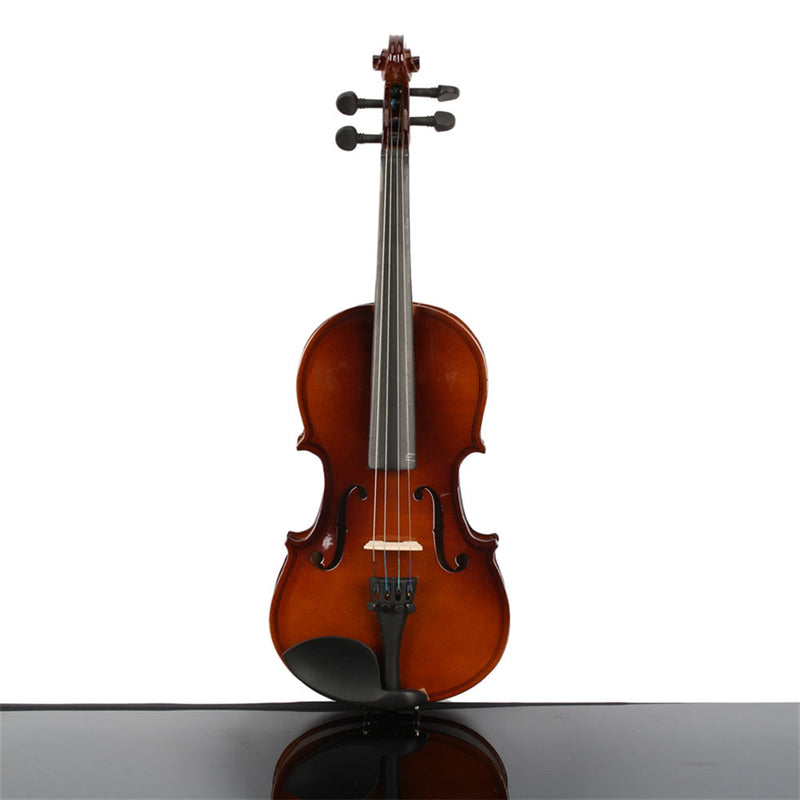 YIWA 1/4 Acoustic Violin with Box Bow Rosin Natural Violin Musical Instruments