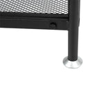 GAOMON 4-tier Kitchen Shelf with Wire Mesh Storage Rack Black