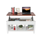 GAOMON Coffee Table Lift Top Wood Home Living Room Storage White