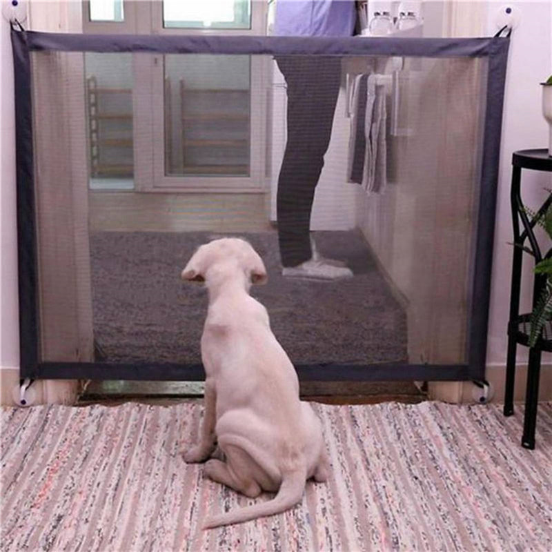 BEESCLOVER Isolation Mesh Breathable Woven Pet Dog Isolation Net 1.8m Black