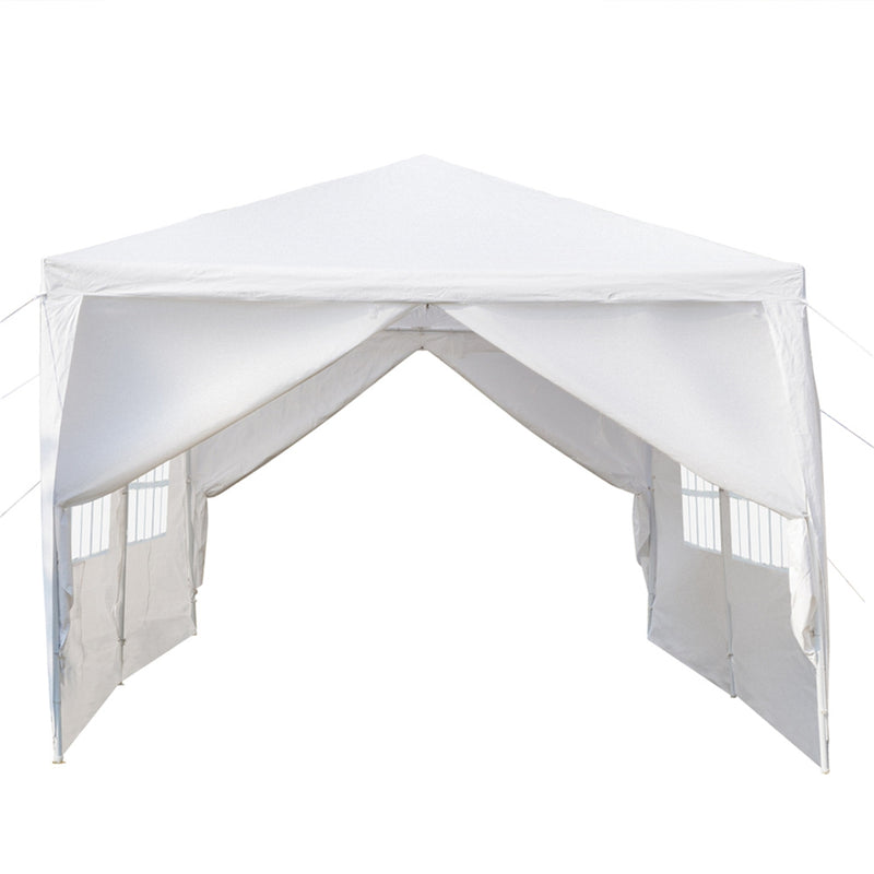 THBOXES 3x6m 6-sided 2 Doors Spiral Tube Pergola Waterproof Tent for Household Wedding Party