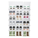 GAOMON 3 Rows 12-tier Portable Shoe Rack Organizer Shoe Cabinet 122 x 32 x 180cm White