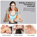 GAOMON U-shaped Shoulder Neck Massager 3-speed Rolling Kneading Massager Grey