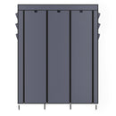 GAOMON 69 Inches Assembled Cloth Wardrobe Non-woven Fabric High-Leg Storage Closet Clothes Organizer