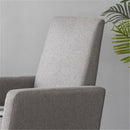 GAOMON Rocking Chair Retro Lounge Chair Relax Chair with Cushion Light Grey