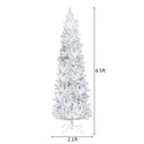 GAOMON 6.5ft Christmas Tree 719 Branches Artificial Christmas Pine Tree with Fiber Optics