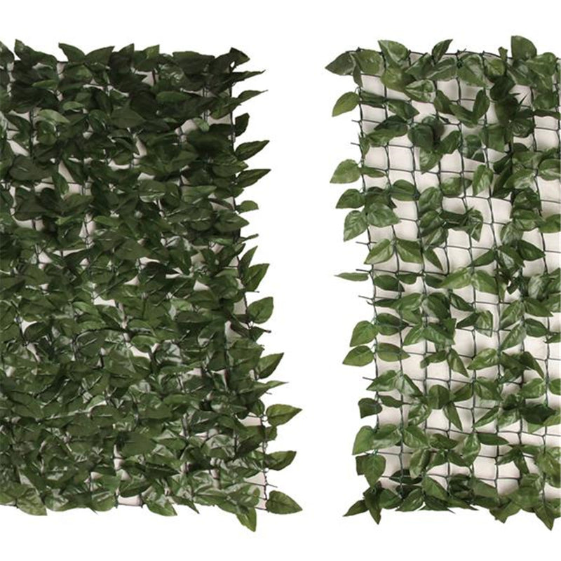 RONSHIN Artificial Fake Leaf Foliage Privacy Fence Screen Garden Panel Outdoor Hedge