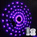 GAOMON Halloween Purple Spider Web Lights Waterproof