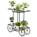 GAOMON 6 Detachable Plant Stand Car Shape Corner Plant Shelf
