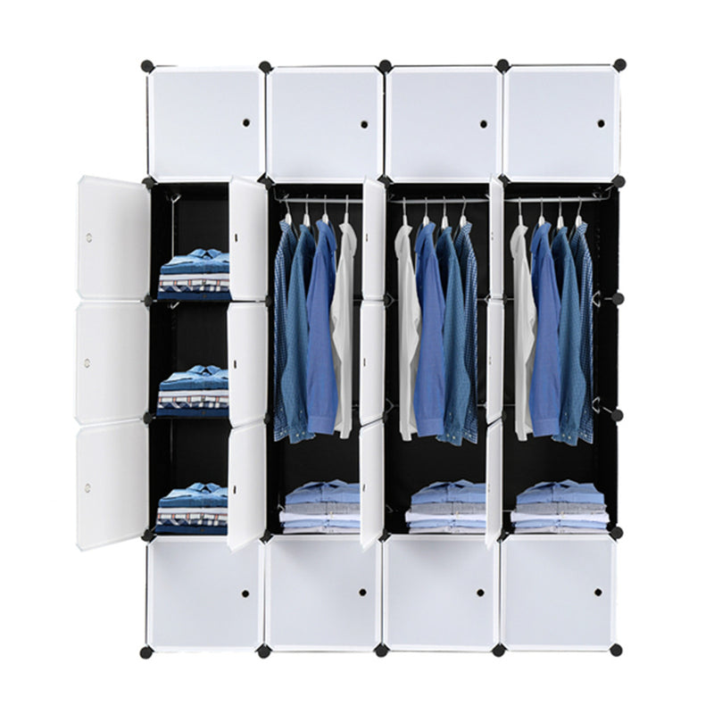 AMYOVE 5 Layer 20 Cube Organizer 142*47*178cm DIY Assemble Cabinet