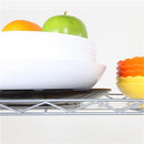 GAOMON Metal Storage Shelf Standing Rack for Microwave Oven Rack Silver