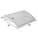 GAOMON 100x80 Household Door Window Rain Cover Eaves Canopy Mini Shelter