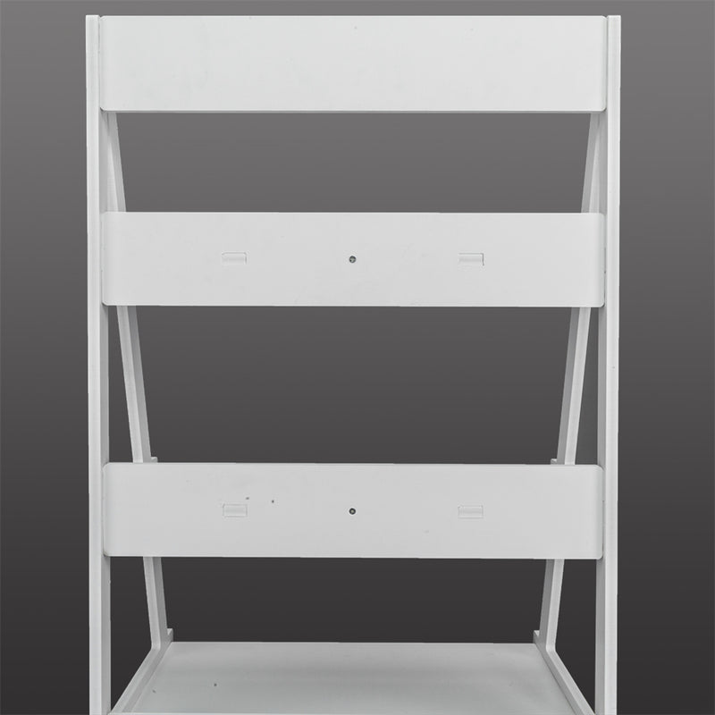 ALICIAN 4-tier Plant Stands Ladder Style Waterproof Corner Plant Shelf White