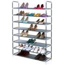 GAOMON 100cm 8 Tiers Shoe Rack Super Wide Shoe Shelf Storage Organizer