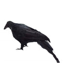 GAOMON 1pc Black Feathered Crow Extra Large Handmade Realistic Shape Birds For Halloween