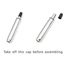 GAOMON Salon Stool Leather Sponge Adjustable Spa Bar Stool White