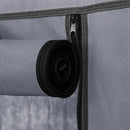 GAOMON 7 Layers 14 Grids Shoe Cabinet Storage Rack 110*28*115cm GREY