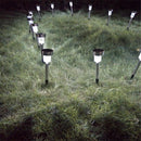 GAOMON 24pcs/set Garden Lawn Light Small Tube Lamp Solar White