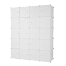 GAOMON 5-layers 20-grids Modular Closet Cabinet Storage  Shelves Cube Organizer White