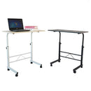 GAOMON Side Table Height Adjustable Coffee Snack Table Black