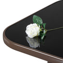 GAOMON Bar Table Patio Table Bistro High Top Patio Table Outdoor Brown