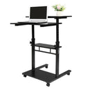 GAOMON Standing Lifting Computer Table Height Adjustable Laptop Black