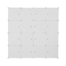 GAOMON 4 Layer 16 Cube Organizer 142*47*142cm Diy Assemble Cabinet White