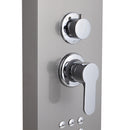 GAOMON 1.5m Shower Screen Five Water Outlet Modes Stainless Steel Silver