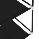 GAOMON Portable Closet Storage Organizer Clothes Wardrobe 5-layers 6-compartments Black