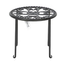 GAOMON 4pcs Round Ironwork Plant Stand Corner Plant Shelf Racks