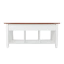GAOMON Coffee Table Lift Top Wood Home Living Room Storage White