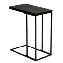 GAOMON L Side Table for Living Room Bedroom Assemble Side Table Black